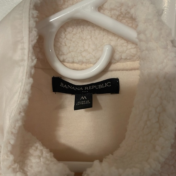 Banana Republic Zip Up Sherpa Jacket - Picture 3 of 3